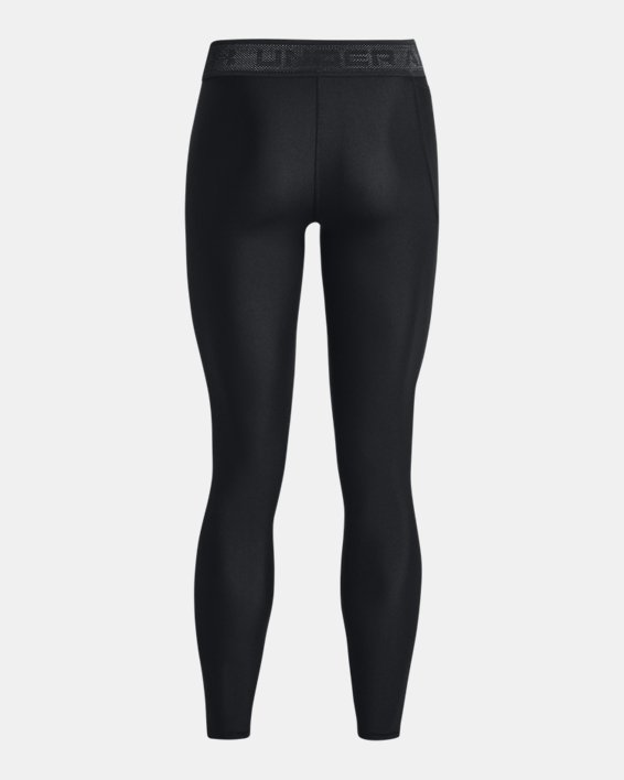 Women's HeatGear® Branded Waistband Leggings, Black, pdpMainDesktop image number 5